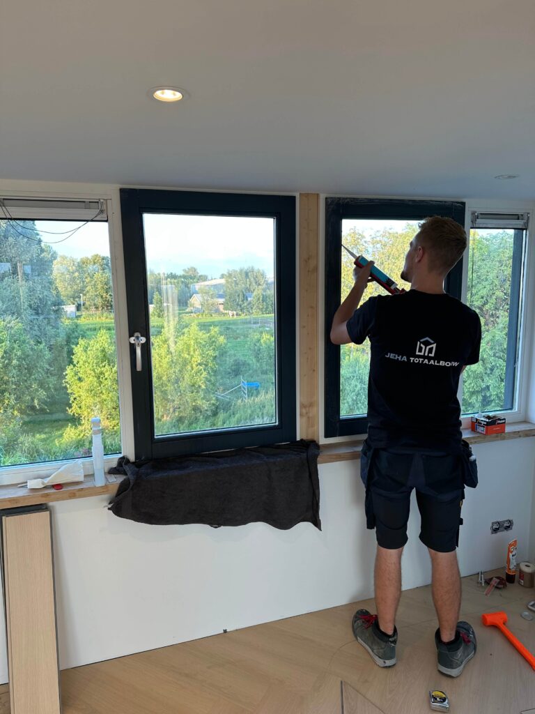 Kozijnen vervangen en afwerking